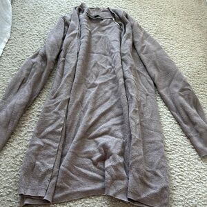 Brown cardigan